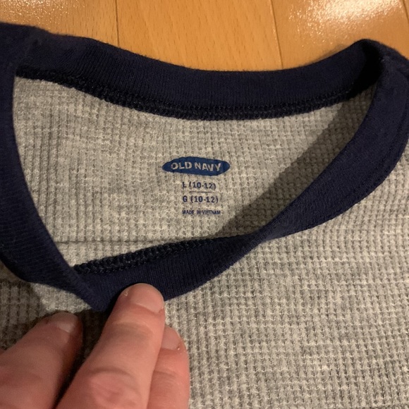 2 EUC Thermal-Knit Long Sleeve T-shirts - size L (10/12) - Picture 13 of 16